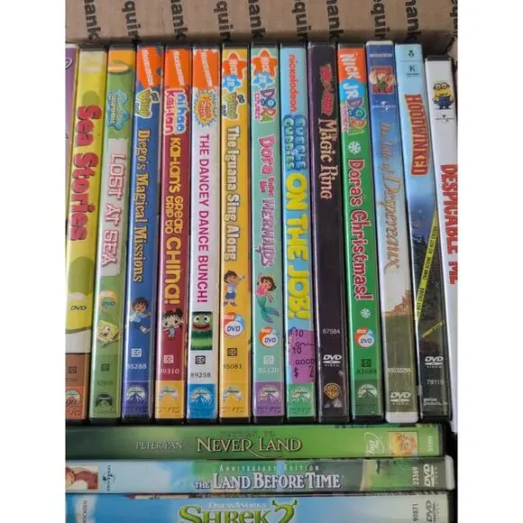 Lot Of 20 Nickelodeon Nick At Night And Other Various Kids DVDs - T6#819